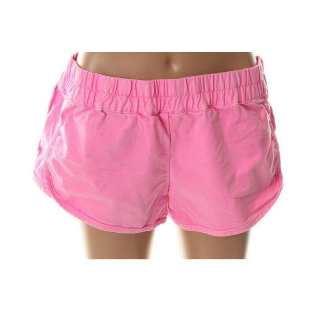 FAMOUS CATALOG PINK TWILL BEACH SHORTS